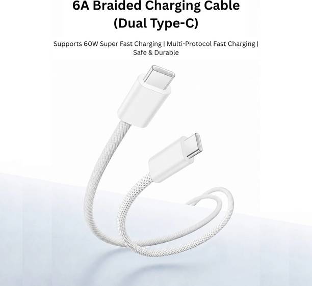 SUPERFLASH Type C 6 A 1 m 60W USB-C TO C Charge Cable