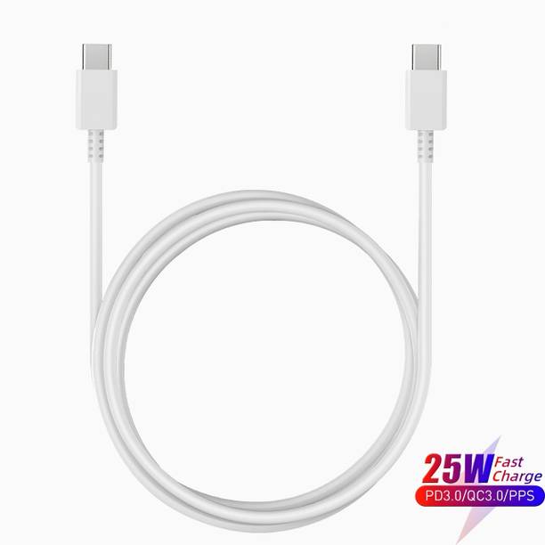 SB Type C 6 A 1 m 25W Type C cable, C to C Cable support FAST CHARGING CABLE