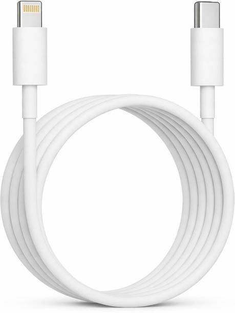 Kratos Type C 2.1 A 1 m NA Type C to Lightning USB Cable for Fast Charging and High Speed Data Transfer