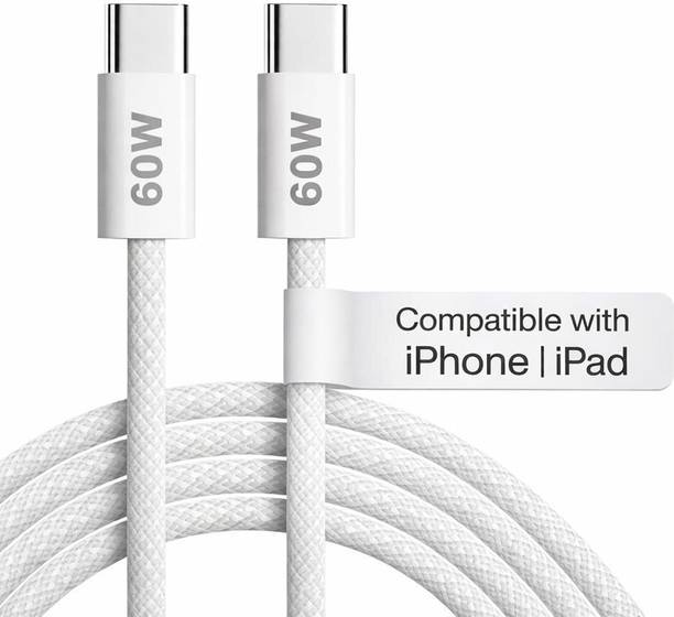Marchpower Type C 5 A 1.1 m Original Type C to Type C Cable for iPhone Charger Cable (MFi Certified) 60 Watt