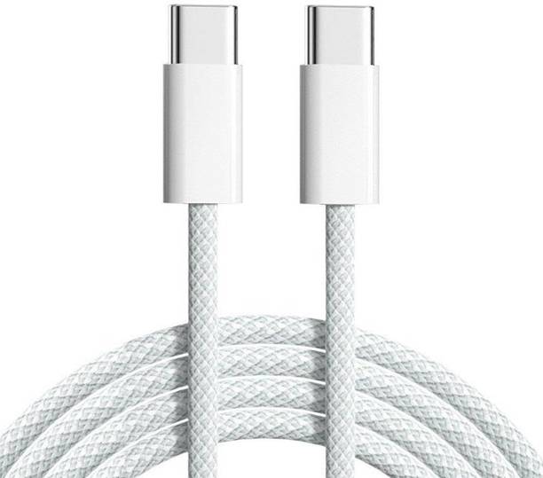 HOMEMO Type C 6 A 1 m Copper USB C to USB C Cable, Type C to C Cable fast Charging Cord for iPhone