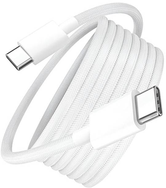 MAK Type C 2 A 1 m 20 W PD Fast Charging USB C to C Cable Compatible with Mobile 15/ 15 Pro/ 15 Pro Max