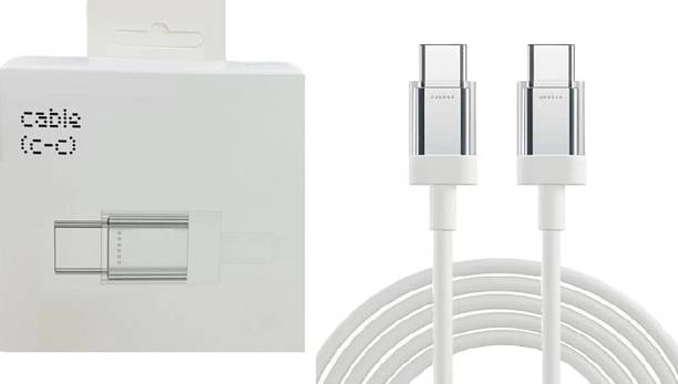 Pacificdeals USB Type C Cable 3 A 1 m 65W 65 Watt Fast USB Type C to C Charging Cable