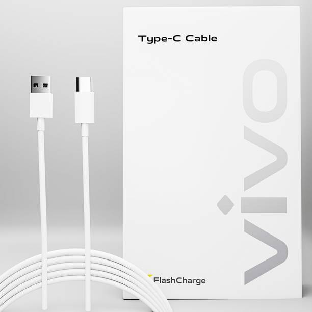 vivo USB Type C Cable 1.2 m USB Type C Cable 4.8 A 1 m Data Cable 3524 4.1A Fast Charging Cable | Original Type C | 100 CM Long
