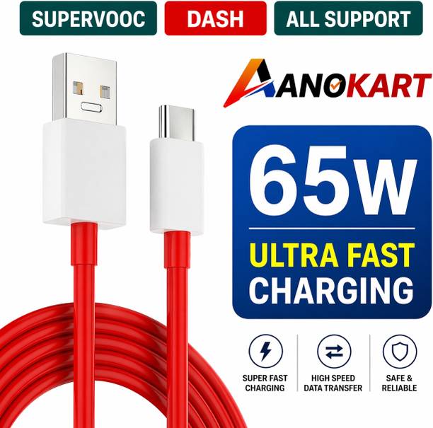 Anokart USB Type C Cable 10 A 1 m Oppo vivo realme samsung poco redmi infinix tecno lava