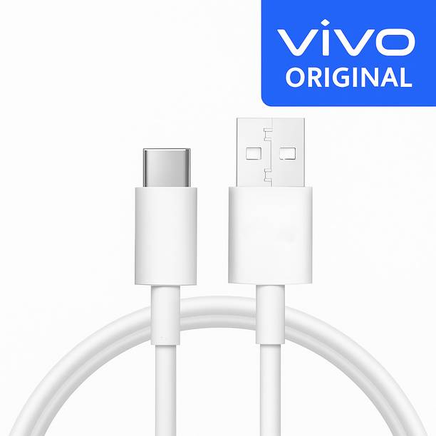 vivo USB Type C Cable 1 m TurboLink V22 Cable | Type-C Fast Charging & Sync | White