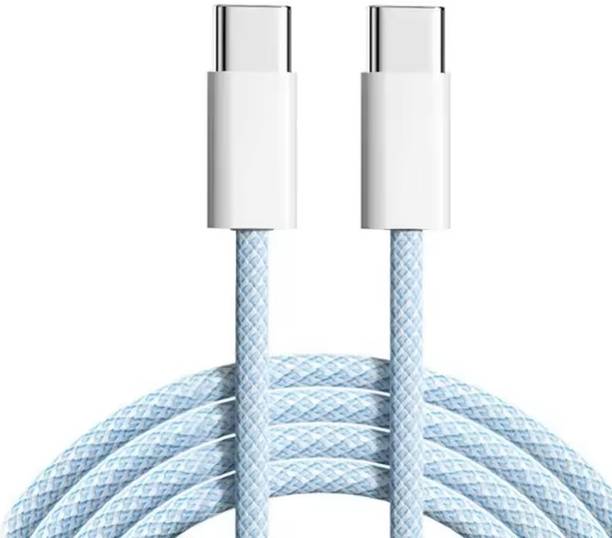 Punnkk USB Type C Cable 1 m Braided USB C to USB C Fast Charging Data Sync.Cable