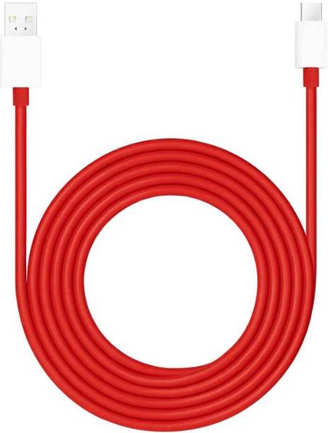 Nyc USB Type C Cable 8 A 1 m (Compatible With OP_O/Realm_/One+) Warp Charge 100CM Red Cable Support 65W SUPERVOOC Charger