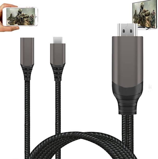 Zorbes USB Type C Cable 3 A 1.8 m Copper Braiding USB C to HDMI Cable 6ft with PD