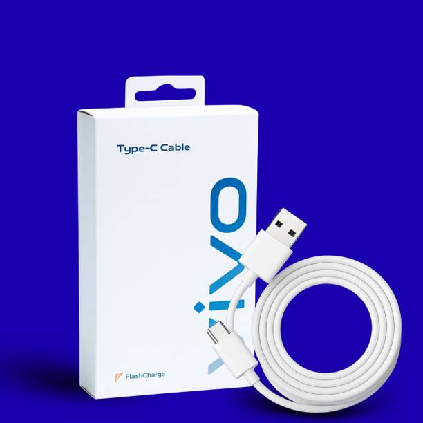 vivo USB Type C Cable 4 A 1 m Can be Used With 120W, 80W, 66W, 55W, 44W And Other Flash Charge Chargers* 44W/80W FlashCharge Type C Data Cable Fast Charging High Speed Data Transfer