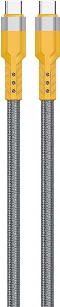 DUDAO Type C 1 m Tough Heavy Braided L23-C 120W PD QC Type C To Type C Super Fast Charging & Data Sync Cable For iPhone 15 and all Type-C Devices