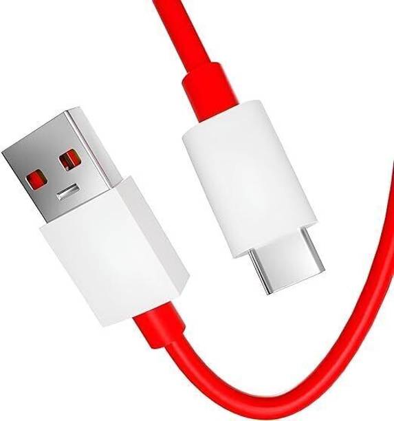 Qoisa USB Type C Cable 6 A 1 m 80W,SuperVOOC Cable,For Oneplus Flash Charge Cable High Speed Data Sync