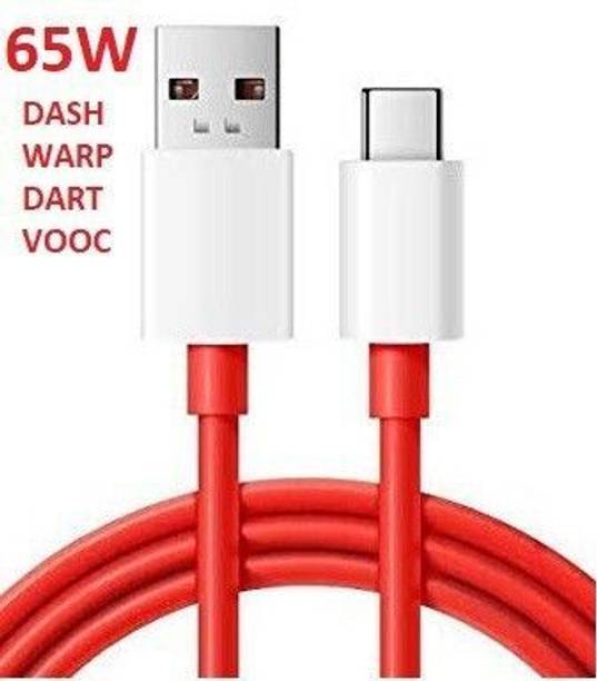 Ediko USB Type C Cable 0.99 m 65W DART/WARP/VOOC/DASH FAST TYPE C USB C CABLE