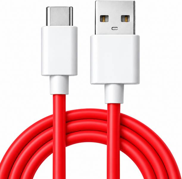 Good One USB Type C Cable 1 m original New-100W USB-C Charge & Sync Cable | SUPERVOOC, VOOC, WARP, DASH Support | OnePlus, Oppo, Realme, Nothing, Samsung | Red-cab