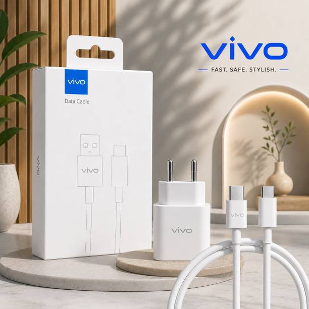vivo USB Type C Cable 3 A 1 m Aluminum Foil USB Type C 65W Stable Charging Cable