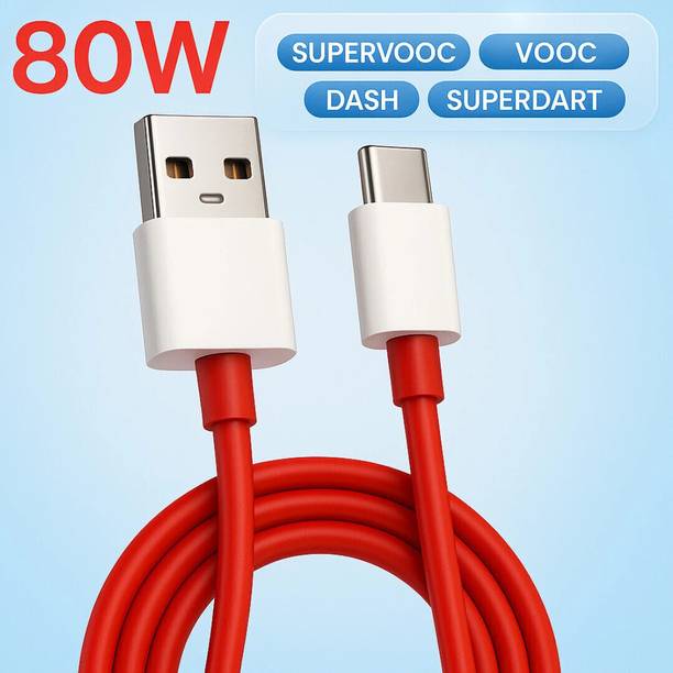 RoarX USB Type C Cable 8 A 1 m TPE 80W Charging Cable USB to Type C Warp Charger SuperVooc/Dash Super Charge Cable for Oneplus11,11R,10Pro,10R,10T,9RT,9R,8R,8T Cable for 6/6T/7/7T,Ce2 Lite 5G,Ce 3 5G,Ce3 Lite
