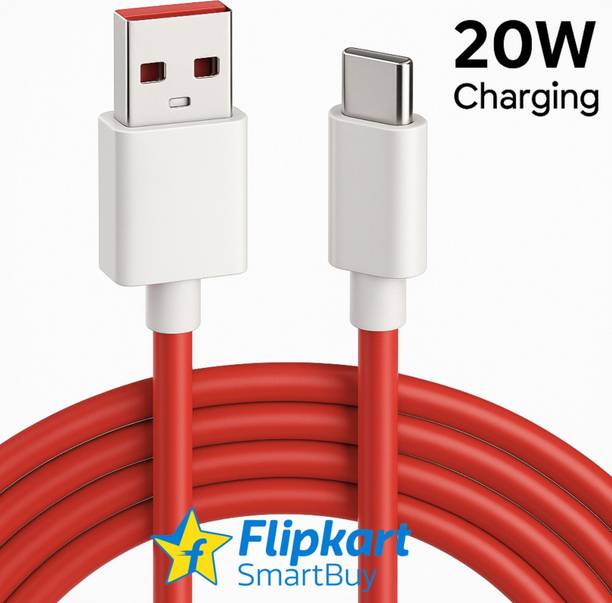 Flipkart SmartBuy USB Type C Cable 3 A 1 m 20W type c cable | data cable c type cable for Mobile Phone | USB Cable Type A to USB Type C charger cable