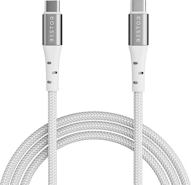 Bestor USB Type C Cable 1.5 m Type C Cable with 60W/3A PD Fast Charging & 480mbps Data Transmission,Universal Compatibility,Nylon Braided