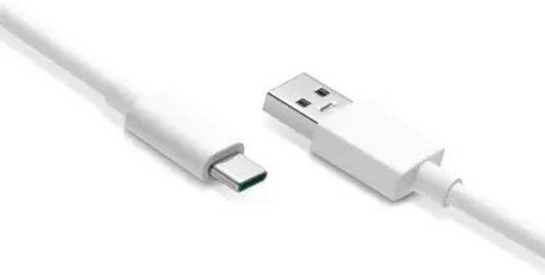 Flipkart SmartBuy USB Type C Cable 1 A 1 m Silver Wrap FKSB-TypeA-TypeC-6.5AMP-White-65W-1M