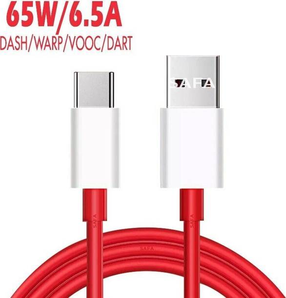 Kizzy USB Type C Cable 6.5 A 1 m 65W/6.5A SUPER FAST CHARGING CABLE TYPE C SUPPORT / SUPERCHARGER / SUPERVOOC / SUPERDART / SUPERFLASH / FLASHCHARGING / VOOC / DART / DASH / WARP / FLASH / TURBO / SONIC / HYPER / RAPID / 55W / 50W / 44W / 33W / 30W / 27 / 25 / 20W / 18W / 15W / FOR 9R / NORD / NORD 2 / NORD CE / 7 / 7 PRO / 7T / 7T PRO / 8 / 8 PRO / X50 / X50 PRO / X60 / X60 PRO / X60 PRO PLUS / X70 PRO PLUS / 3 / 7 / Z3 / Z5