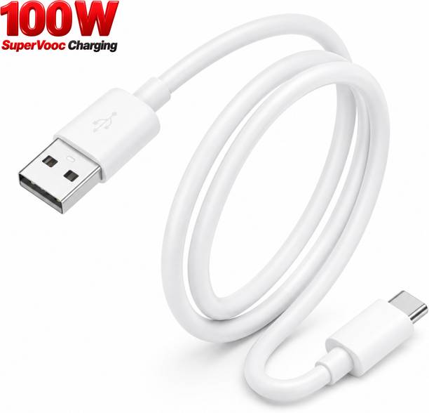 SeGold USB Type C Cable 5 A 1 m PVC SuperVOOC Compatible 100W Charging and 480 Mbps Data Cable