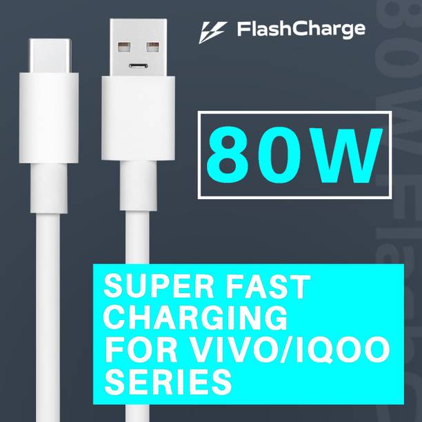 SUFO USB Type C Cable 8 A 1 m 80 W Super Fast Charging Cable For FlashCharge, SuperVooc, Vooc, Dart, Warp, Dash, Turbo,