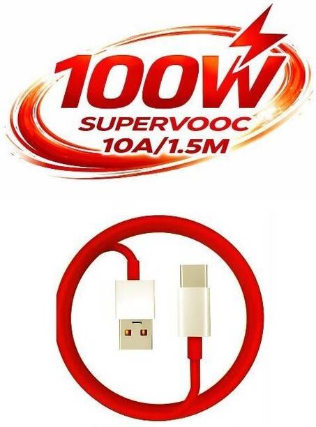 OnePlus USB Type C Cable 10 A 1.5 m Supervooc Type C Data Cable
