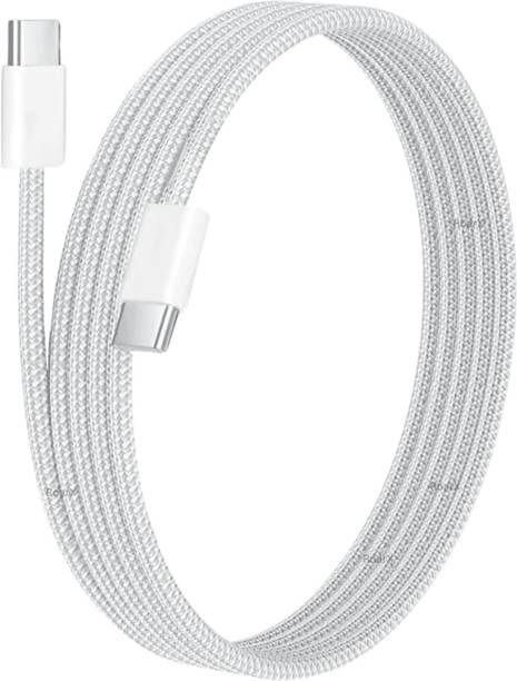 Reedeal USB Type C Cable 6 A 1 m Nylon Braided Nylon Braided Type C to Type C Fast Charging PD Cable