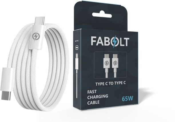 FABOLT USB Type C Cable 0.9 m USB-C to USB-C Fast Charging & Data Cable Smartphones, Laptops & Tablets