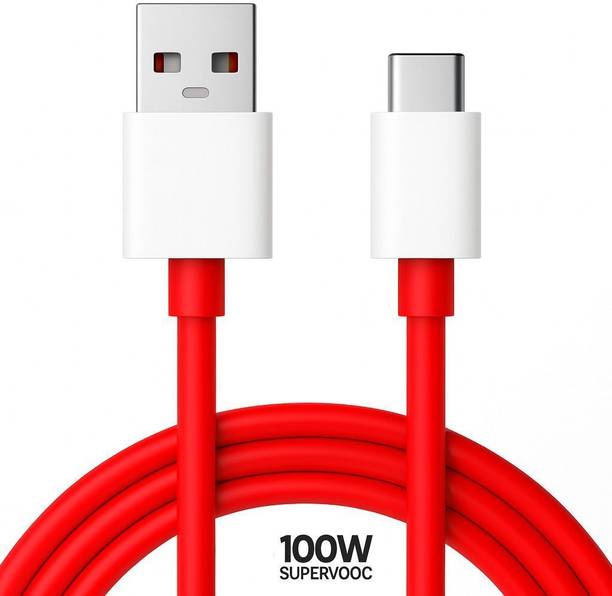 Vimora USB Type C Cable 1 m New-100W Fast Charging USB-C Cable | Multi-Protocol Support (SUPERVOOC/VOOC/WARP) | CarPlay & Android Auto | Universal USB-C Compatibility – Red