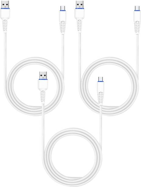 RAEGR USB Type C Cable 1 m RapidLine USB Type-A to Type-C Cable Combo, (1M/3.3ft)|Upto 20W PD Fast Charging 2.4A