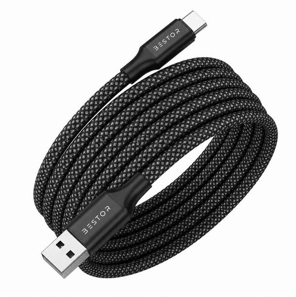 Bestor USB Type C Cable 1.2 m USB-A to USB Type-C Fast Charging & Data Sync Cable | Nylon Braided | 1.2m |