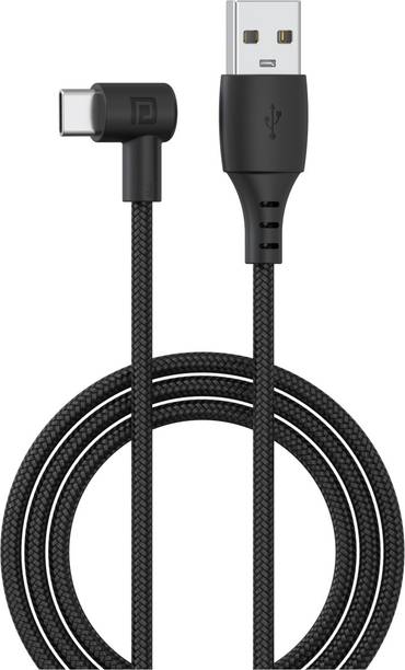 Portronics USB Type C Cable 2 A 1.2 m Konnect HD Fast Charging & Data Sync