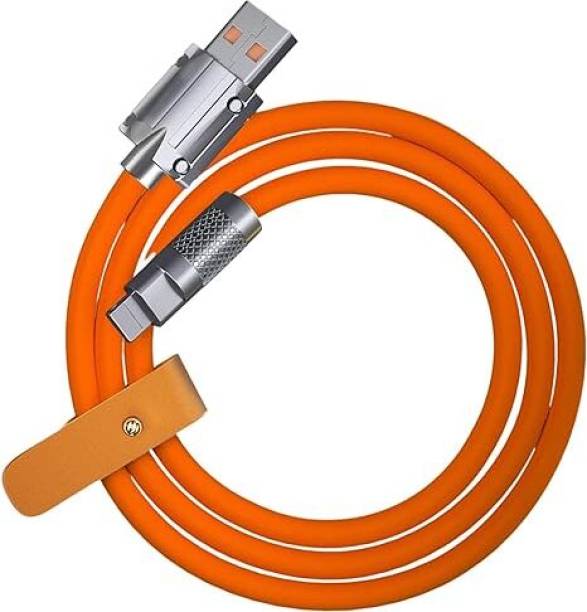 MAK USB Type C Cable 1.2 m Metal 120W Fast Charging Cable SuperVooc,Dash, Dart, Vooc Flash Charge, SuperDart, Warp Charging