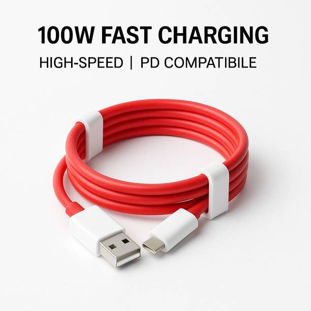 ULTRADART USB Type C Cable 8 A 1 m OEM Braided 100W USB-A to USB-C Cable | Ultra Fast Charging | Strong and Reliable Build