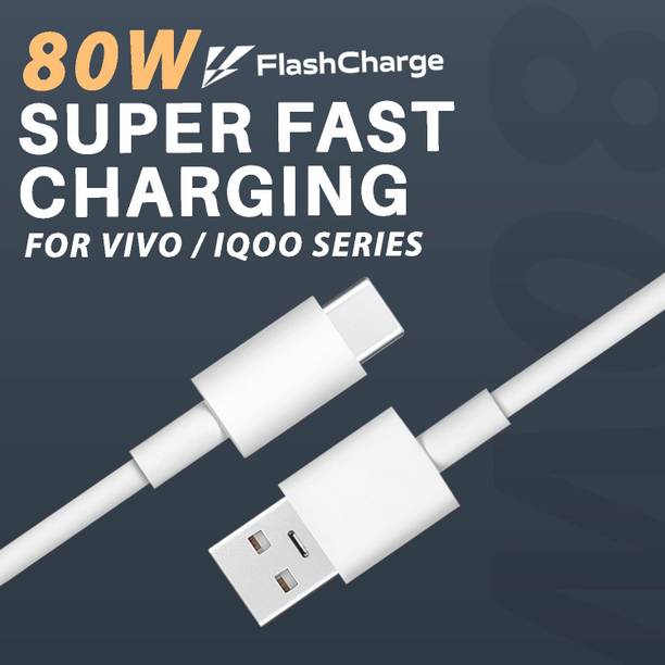 WAALZOX USB Type C Cable 8 A 1 m 80W SuperFast FlashCharge Type - C Data Cable