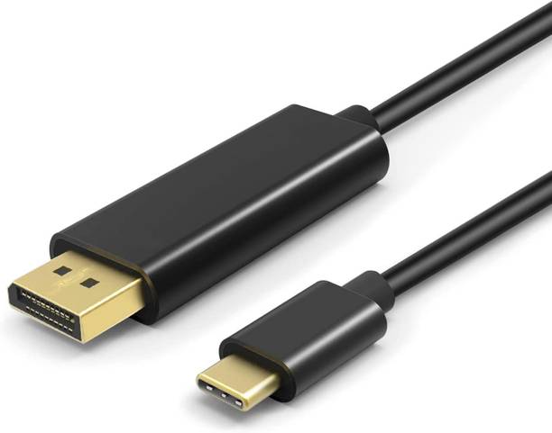 DooBuy USB Type C Cable 2 m Usb C To Displayport 4K@60Hz, Usb Type C To Dp Thunderbolt 3 To Display port Adapter Male to Male Gold-Plated Cord