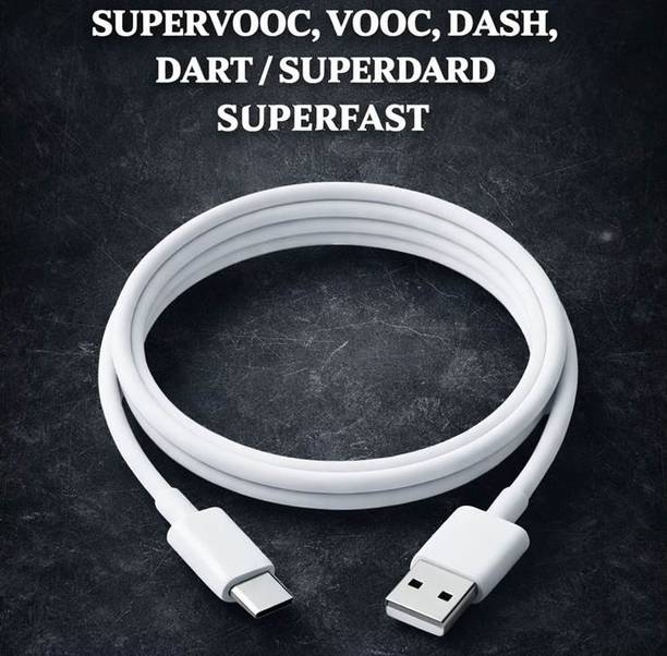 ADSMART USB Type C Cable 1 m 8A 100W Supervooc Cable 80W Supervooc Cable 65W Supervooc Cable 33W Supervooc Cable 30W Supervooc Dash Data Cable Wire For 80W Cahrger Cable / 100w data cable Compatible with oneplus OnePlus 12/OnePlus 12r /OnePlus 11/OnePlus 11R/OnePlus 10 Pro/OnePlus 10R/OnePlus 9R/ OnePlus 8 / OnePlus 8T / Oneplus 7 / OnePlus 7T / Oneplus 6