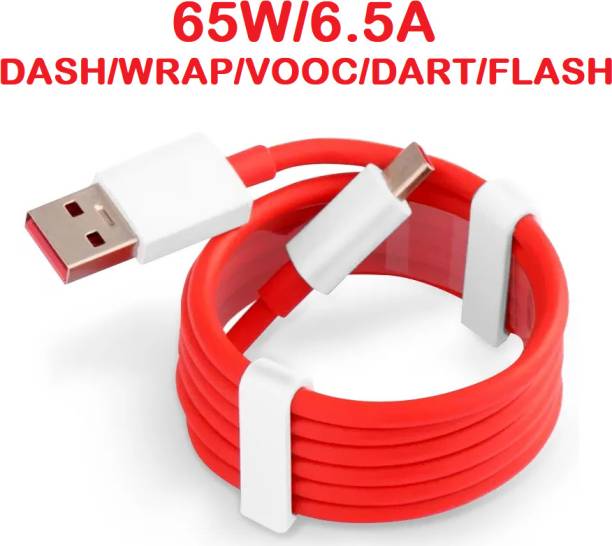 MIFKRT USB Type C Cable 2 A 1 m 65W DART/VOOC/DASH USB TYPE C CABLE