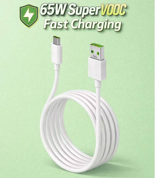 mPix USB Type C Cable 3 A 1 m Original SuperVOOC Fast Charging Type C Cable for Oppo Reno 12/Reno 11/Reno 10 Pro/F25 Pro/F23/F21 Pro/Reno 8T/A79 & Compatible USB-C Devices
