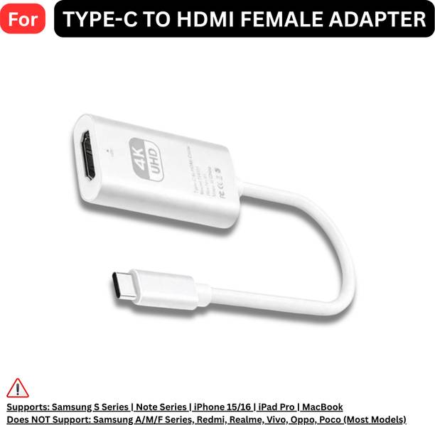 DELOX USB Type C Cable 1.5 m Type-C to HDMI Adapter