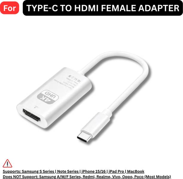 DELOX USB Type C Cable 1.5 m Type-C to HDMI Adapter