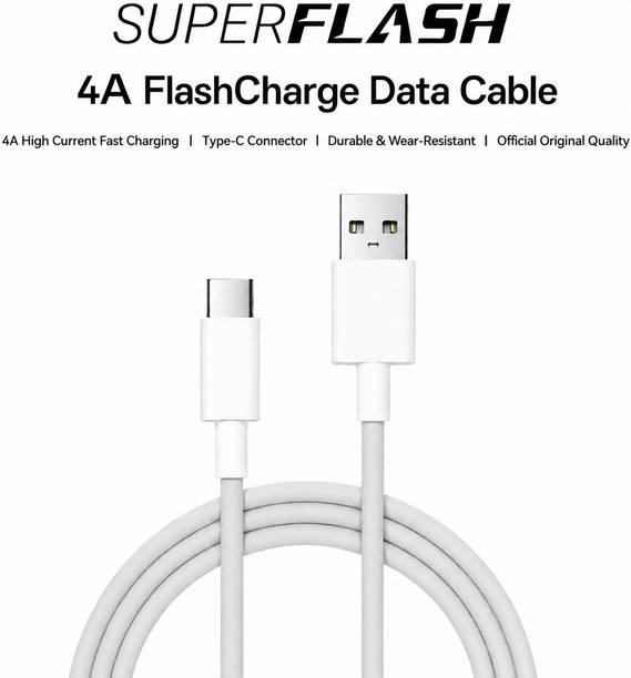 SUPERFLASH USB Type C Cable 4 A 0.97 m Vivo Official quality assurance|Multi-protocol : VFCP, PPS, PD3.0, QC3.0 4A Flash Type-C Cable