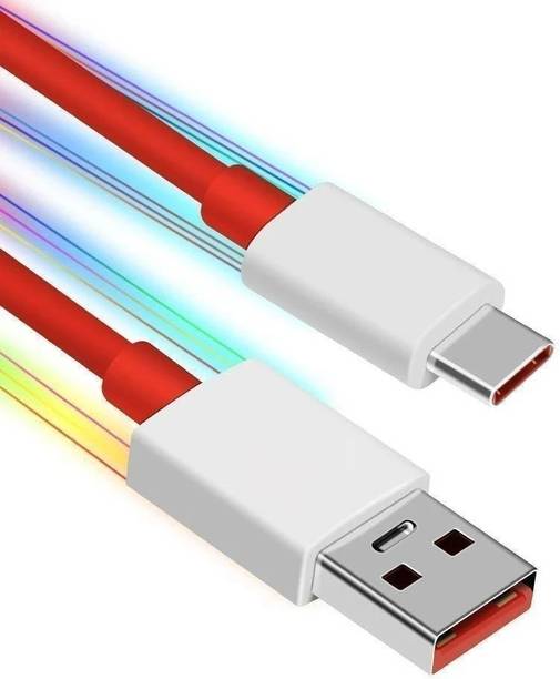 AusRich USB Type C Cable 8 A 1 m Fast Charging Cable VOOC/WARP/DART/DASH/SUPERVOOC/SUPERDART CHARGER