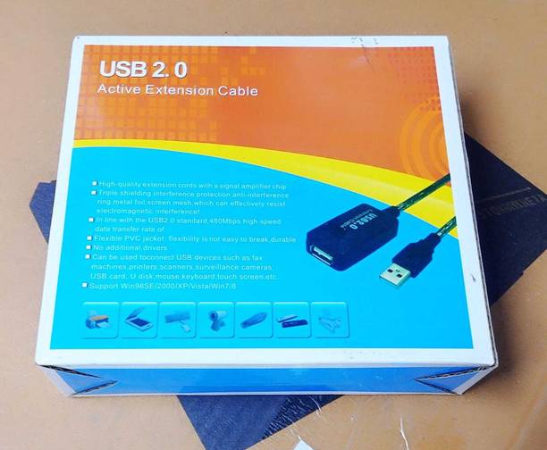 Lotus Cart USB Type C Cable 10 m USB 2.0 active extension