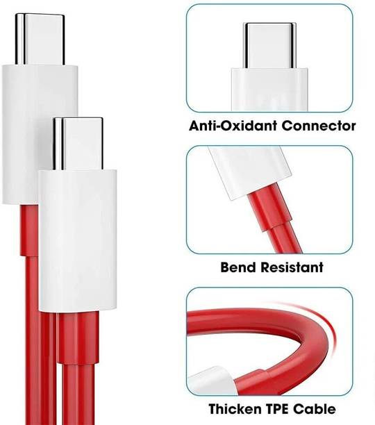 Teknova USB Type C Cable 8 A 1.5 m TPE Red Data Cable 41