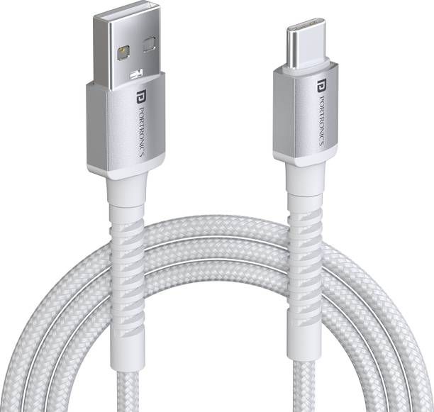 Portronics Type C 3 A 1 m Konenct X USB to Fast Charging with 1M Length