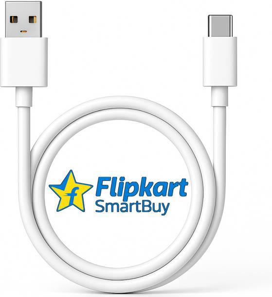 Flipkart SmartBuy USB Type C Cable 8 A 1 m TPE 80W SuperVOOC type c Cable | DART | SuperDart | Dash | VOOC Fast Charging Cable | USB Type A to Type C Cable | Realme SuperVOOC Cable Original Replacement | 33W/45W/65W/80W Charging Cable c type realme cable (compatible) | 65W DART/VOOC Fast Charging Cable Compatible with Realme GT 6, P3x 5G, 13 Pro 5G, 14 Pro, 14x 5G, P2 Pro, Narzo 80/70/60/50/N61/C61/C71, Realme X, X2, X2 Pro, XT, X3, 6 Pro, 6, 5 Pro, 7, 7 Pro, 7i, 8, 8i | Oppo Reno, Reno 10x Zoom, K5, 2, 2Z, 2F | OnePlus charger cable / Oppo type c Cable & More