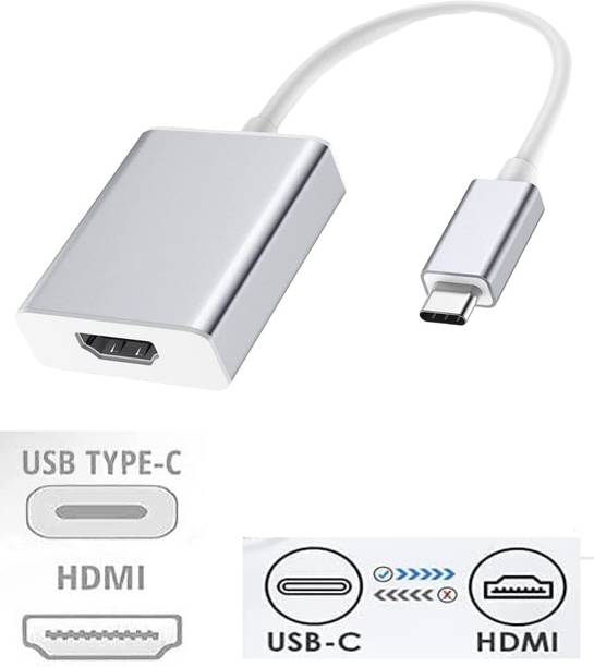 BALRAMA USB Type C to HDMI USB Male to Female Display Port DP Converter Cable Adapter Combo Set