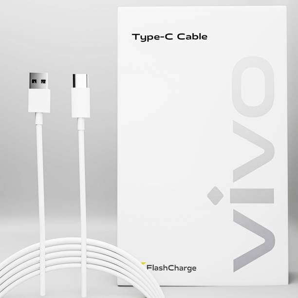 vivo USB Type C Cable 1.2 m Copper USB Type C Cable 4.8 A 1 m Data Cable 3524 4.1A Fast Charging Cable | Original Type C | 100 CM Long